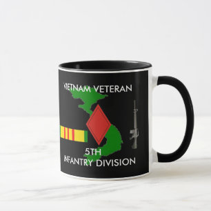 5e infanteriedivisie Vietnam Veteran Coffee Mugs Mok