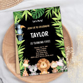 5e Invitations d'anniversaire Wild One