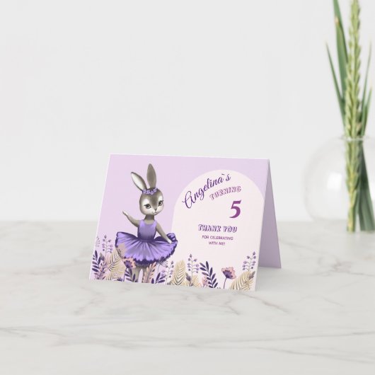 5e Jubileum dank u kaart (Voorkant)