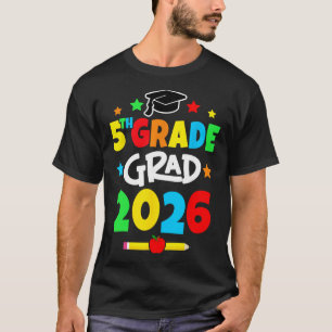5e klas 2026 vijfde klas afgestudeerd basisonderwi t-shirt