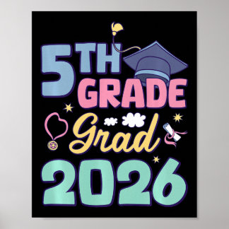 5e klas afstudeer afstudeercl 2026 Premium Tri-ble Poster