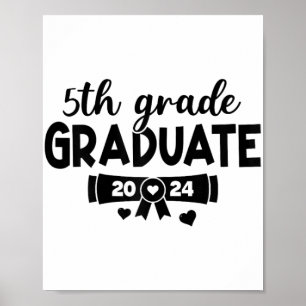 5e klas Afstuderen laatste dag van school senior 2 Poster