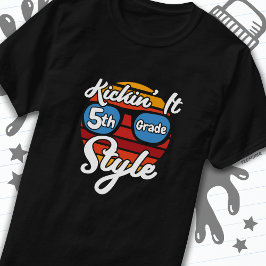 5e klas eerste dag 5e klas terug naar school t-shirt