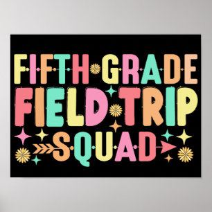 5e klas Field Trip Squad Docent Leerlingen School Poster