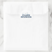 5e klas reunion ronde sticker (Tas)