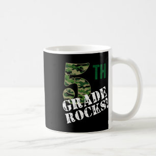 5e klas rotsen Camo vijfde klassers terug naar sch Koffiemok