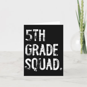 5e klas squad terug naar school leerling leraar kaart