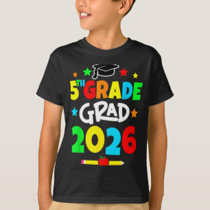 5e leerjaar 2026 afgestudeerd basisonderwijs t-shirt