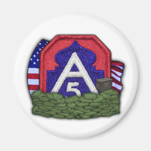 5e legerpleister irak veteraan Magnet vfw vic nam Magneet