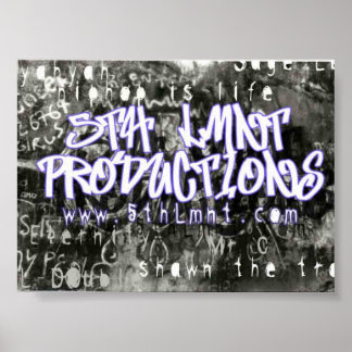 5e Lmnt Graffitti Poster
