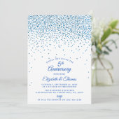 5e Sapphire Wedding Jubileum Kaart (Staand voorkant)