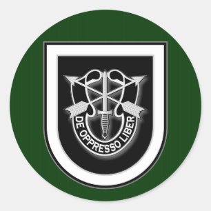 5e SFG-A 2 Ronde Sticker