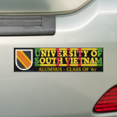 5e Spec. Strijdkrachten - U Zuid-Vietnam Bumpersticker (Op auto)