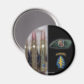 5e Special Forces Veterans Veterans Vietnam Magnet Magneet (Voorkant / Achterkant)