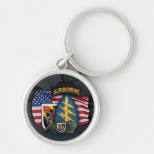 5e Special Forces Vietnam Flash Vets Sleutelhanger