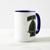 5e speciale troepengroep groene berets SFG SF Vets Mok (Voorkant rechts)