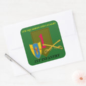 5E SQUADRON 4E CAVALERIE 1E INFANTERIE STICKERS (Envelop)