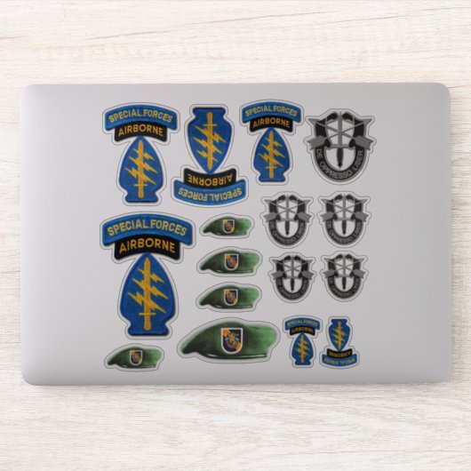 5e Sticker de contour des Berets verts des forces (Ordinateur)