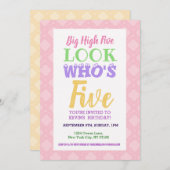 5e uitnodiging (Voorkant / Achterkant)