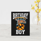 5e verjaardag Basketball 5 jaar oude Kinder cadeau Kaart (Gele Bloem)