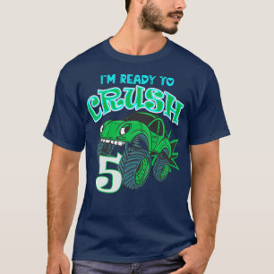5e verjaardag cadeaujongens die ik klaar ben om 5 t-shirt