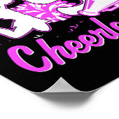 5e verjaardag Cheerleader Meisje 5 Jaar Oud Cheerl Poster (Hoek)