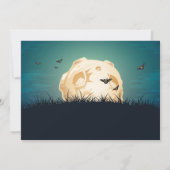 5e verjaardag Halloween Party Kaart (Achterkant)