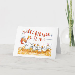 *5e VERJAARDAG* VAN DE HAPPY CHICKENS Kaart