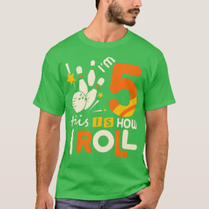 5e verjaardag voor de eerste vijf... t-shirt