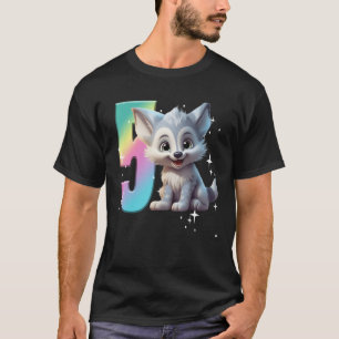 5e verjaardag Wolf Shirt Verjaardag Meisje Outfit 