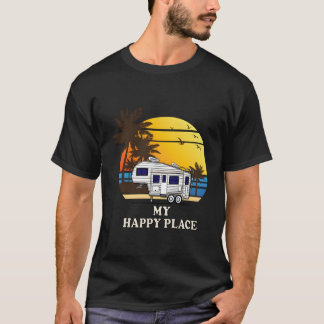 5e wiel mijn gelukkige plaats 5R camper T-shirt