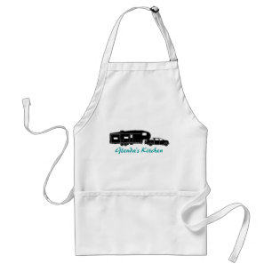 5e wiel/Speelgoed Huler Silhouette Graphic Standaard Schort