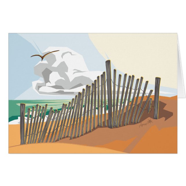 5ème Carte de barrière de rue (Devant horizontal)