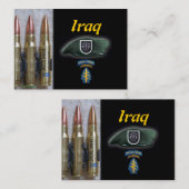 5ème carte de collection de l'Irak de forces (Devant / Derrière)