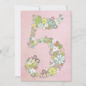 5ème invitation faite sur commande d'invitation de (Devant)