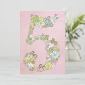 5ème invitation faite sur commande d'invitation de (Debout devant)