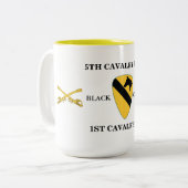 5ème TASSE de division de CAVALERIE de RÉGIMENT de (Devant gauche)