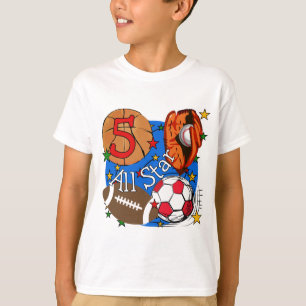 5èmes T-shirts et cadeaux d'anniversaire d'All