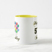 5èmes tasses et tasses de café heureuses (Centre)