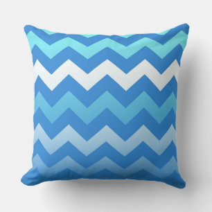 5en1 (voir description) Coussin bleu à motif vague