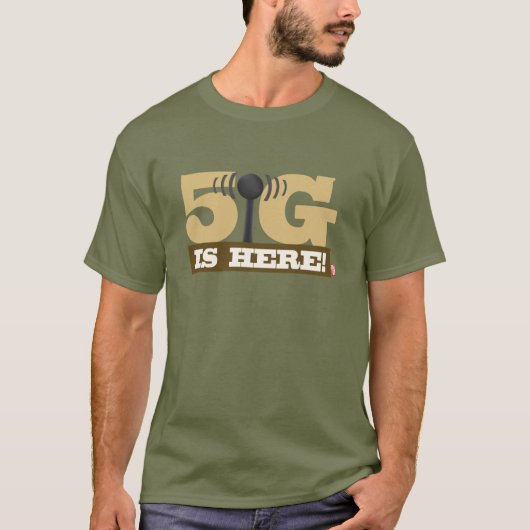 5G mobiel netwerk is hier! T-shirt (Voorkant)