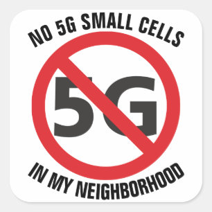 5G petites cellules, pas dans mon autocollant de q