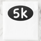5k ovale sticker (Tas)