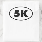 5K Runner Ovaal Ovale Sticker (Tas)