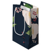 5lx3wx8.5h Petit sac cadeau bébé Cosmos rose sur N (Devant Angle)