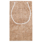 5lx3wx8.5h Petit sac cadeau blé sur Burlap Sack Co (Dos)