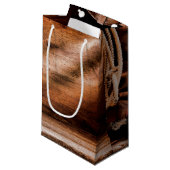 5lx3wx8.5h Petit sac cadeau Boots de cowboy Barre  (Devant Angle)