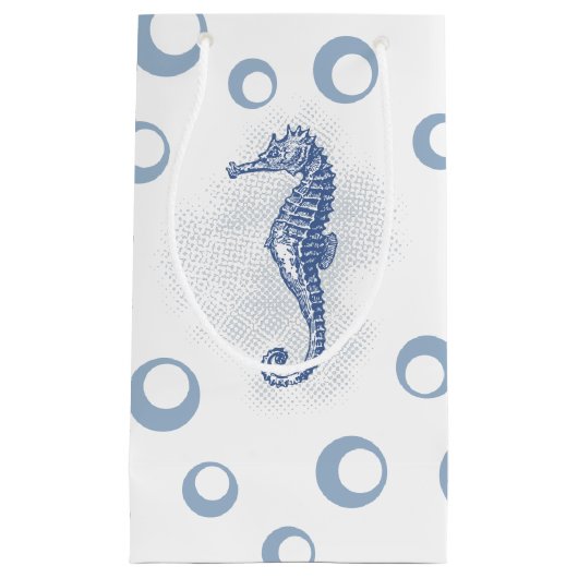 5lx3wx8.5h Petit sac cadeau Seahorse Ocean Beach (Devant)