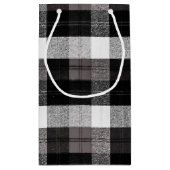 5lx3wx8.5h Petit sac cadeau XMAS Baffalo plaqué no (Dos)