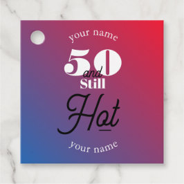 5O en nog warm Bedankjes Labels